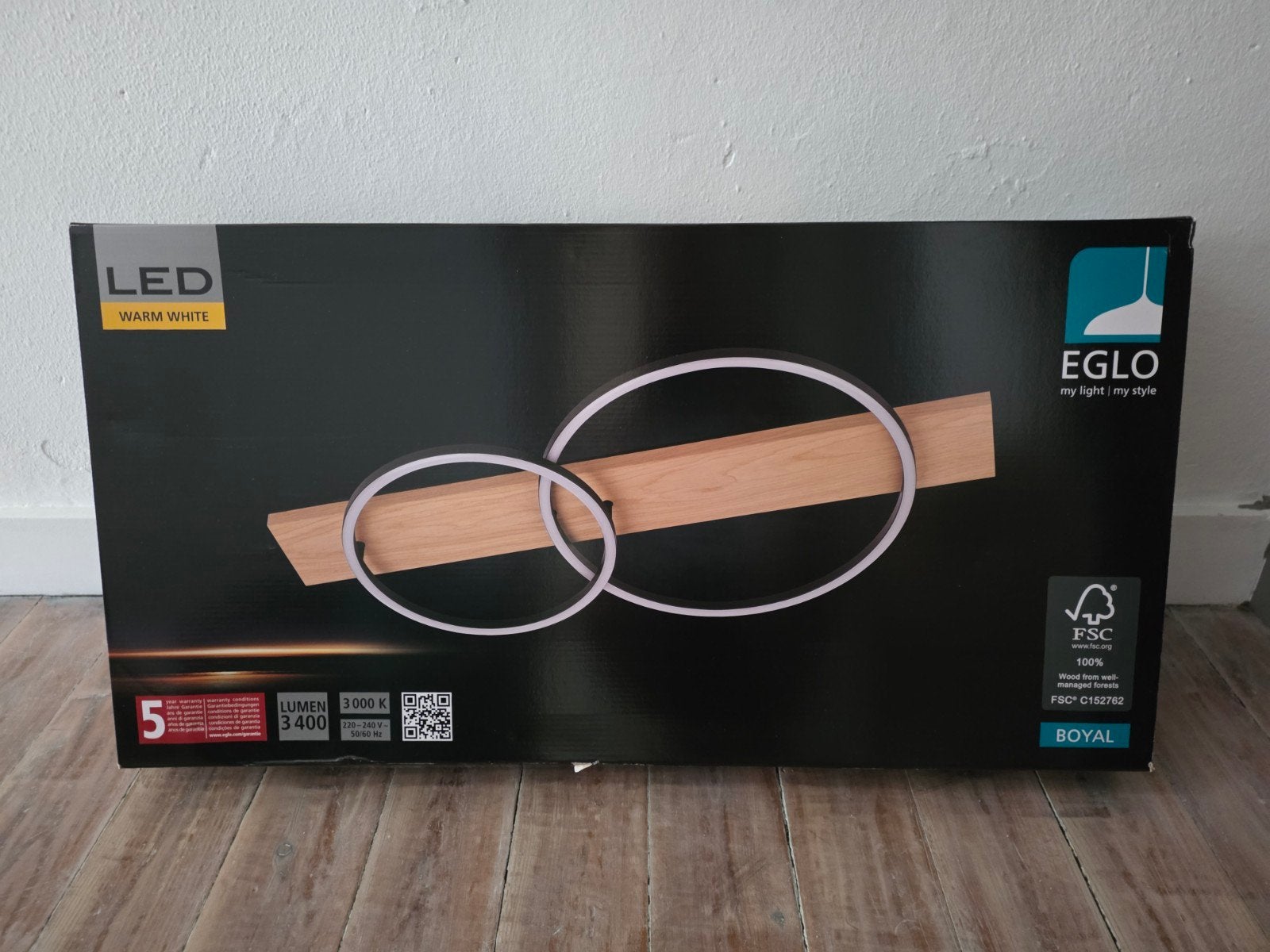 Eglo Boyal Plafondlamp nieuw !, Audio, Tv en Foto, Versterkers en Ontvangers, Ophalen of Verzenden