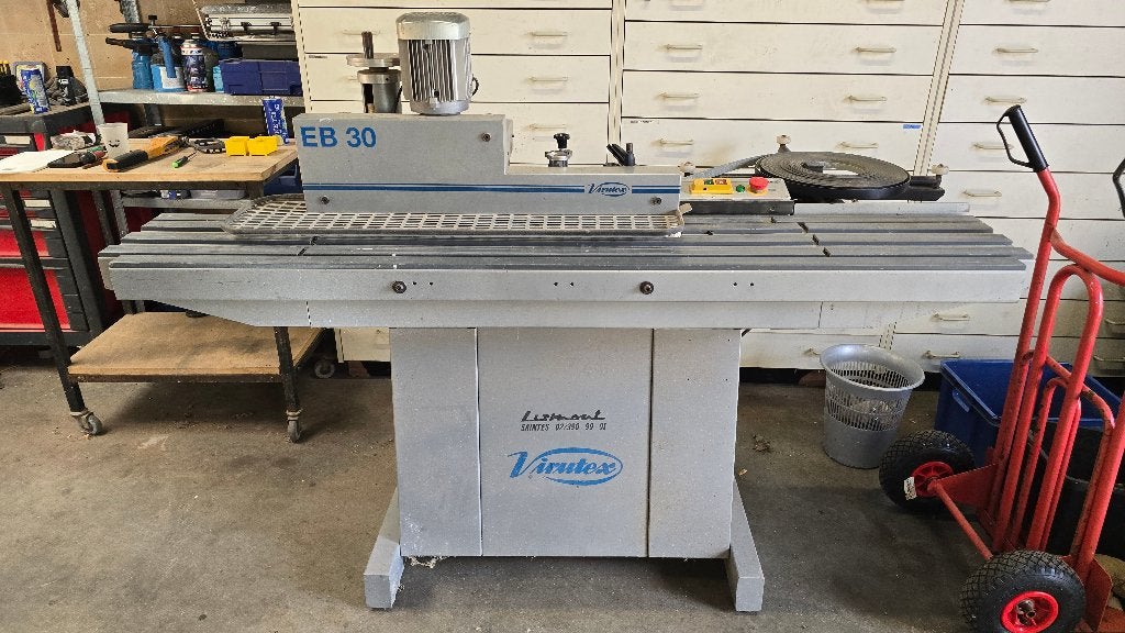 Virutex EB30 – Professionele kantenaanlijmmachine, Ophalen, Gebruikt