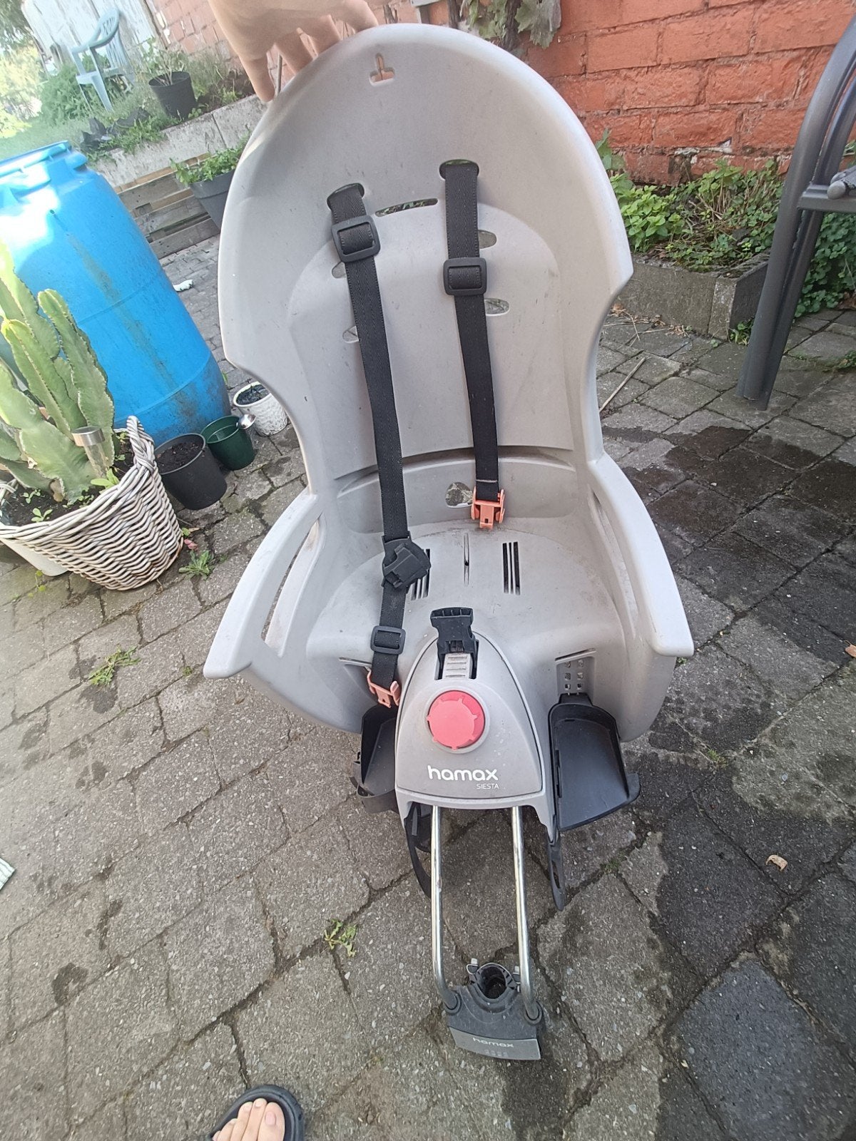 Hamax Siesta fietszitje voor achteraan op de fiets, Fietsen en Brommers, Ophalen, Achterzitje, Hamax Siesta, Gebruikt