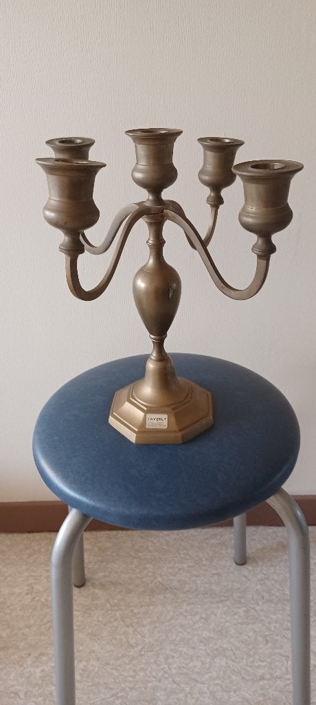 Kandelaar, Antiek en Kunst, Ophalen, Koper of Brons