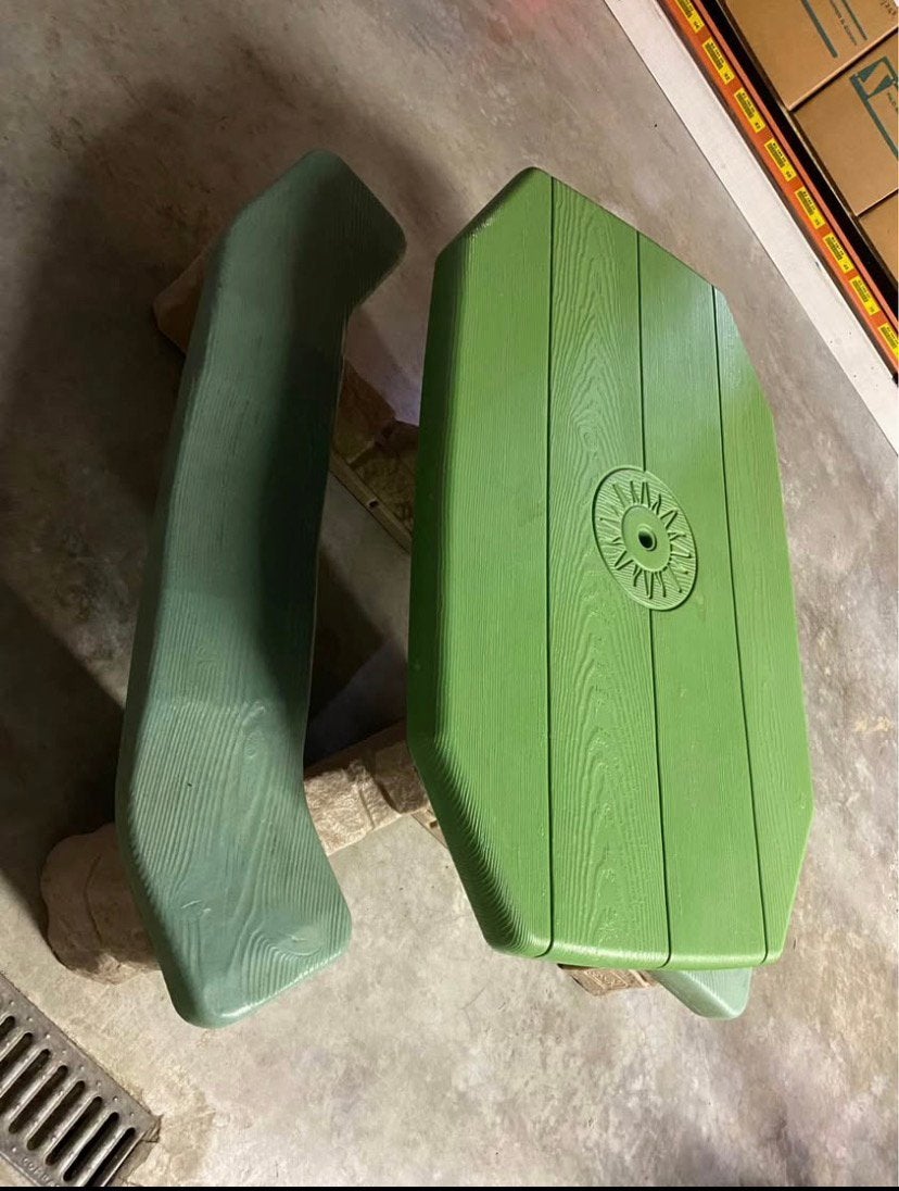 Heel toffe tuintafel, picknicktafel voor kinderen, Tuin en Terras, Ophalen, Zo goed als nieuw