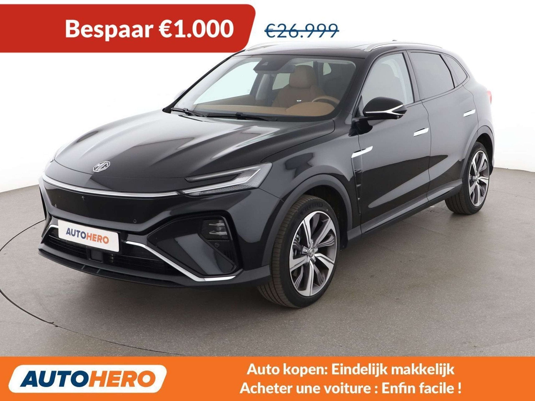MG Marvel R electric drive 212 kW Performance (automatique), Autos, MG, Détection des panneaux routiers, 212 kW, Alcantara, 5 portes