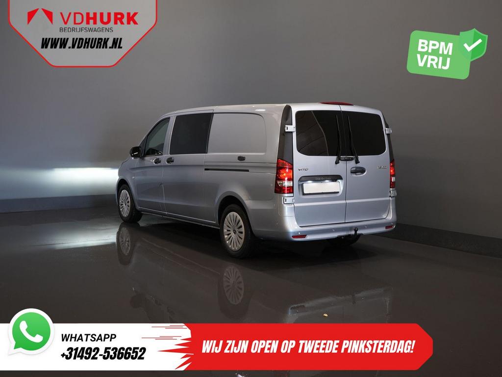 Mercedes-Benz Vito 116 CDI Aut. L3 DC Dubbel Cabine BPM VRIJ, Argent ou Gris, Achat, Entreprise, Mercedes-Benz