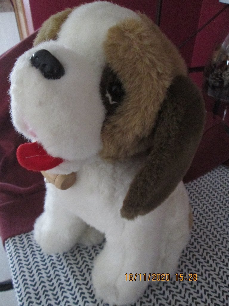 « SAINT-BERNARD » Peluche, Brun, Autres marques, Chien, Comme neuf