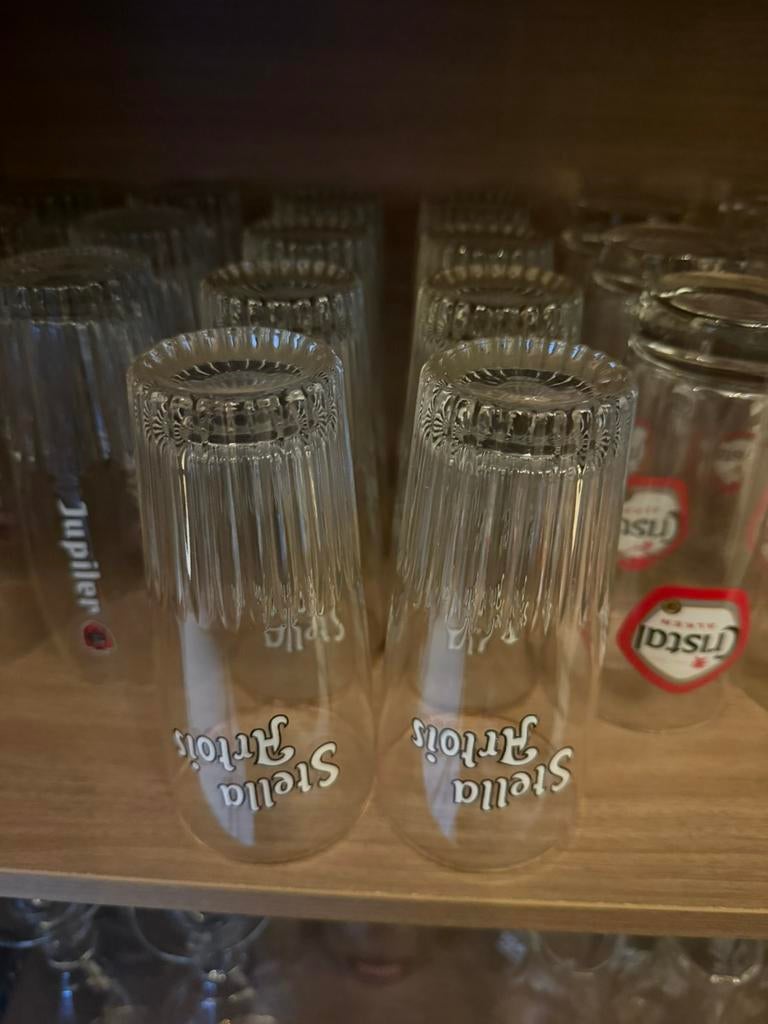 Stella glazen boerkes 8 stuks, Verzamelen, Ophalen, Zo goed als nieuw
