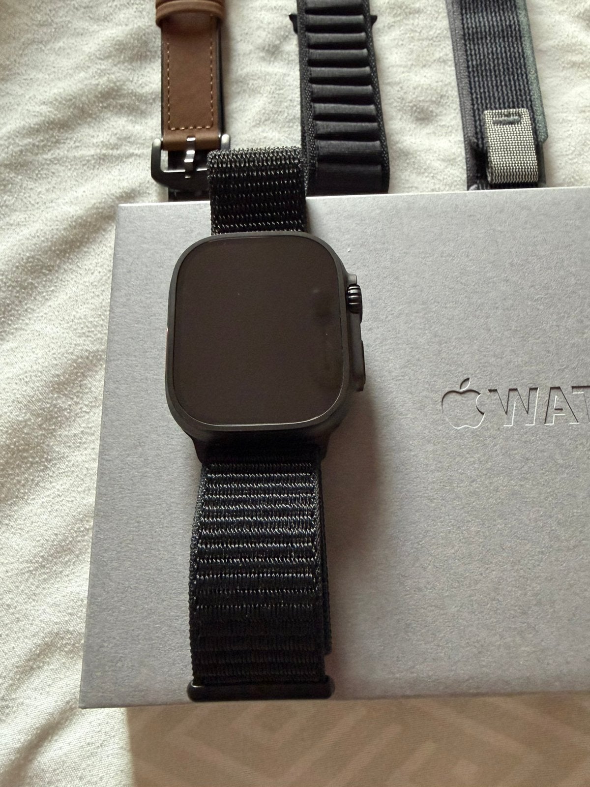 Apple Watch Ultra 3, Handtassen en Accessoires, Smartwatches, Zwart, IOS, Ophalen of Verzenden, Zo goed als nieuw