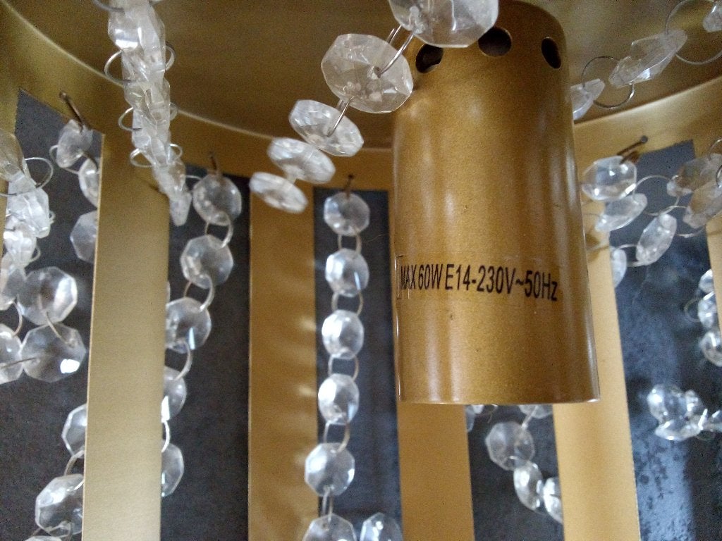 2 Luminaires « suspensions », Enlèvement, Utilisé, Métal, E14 (petit)