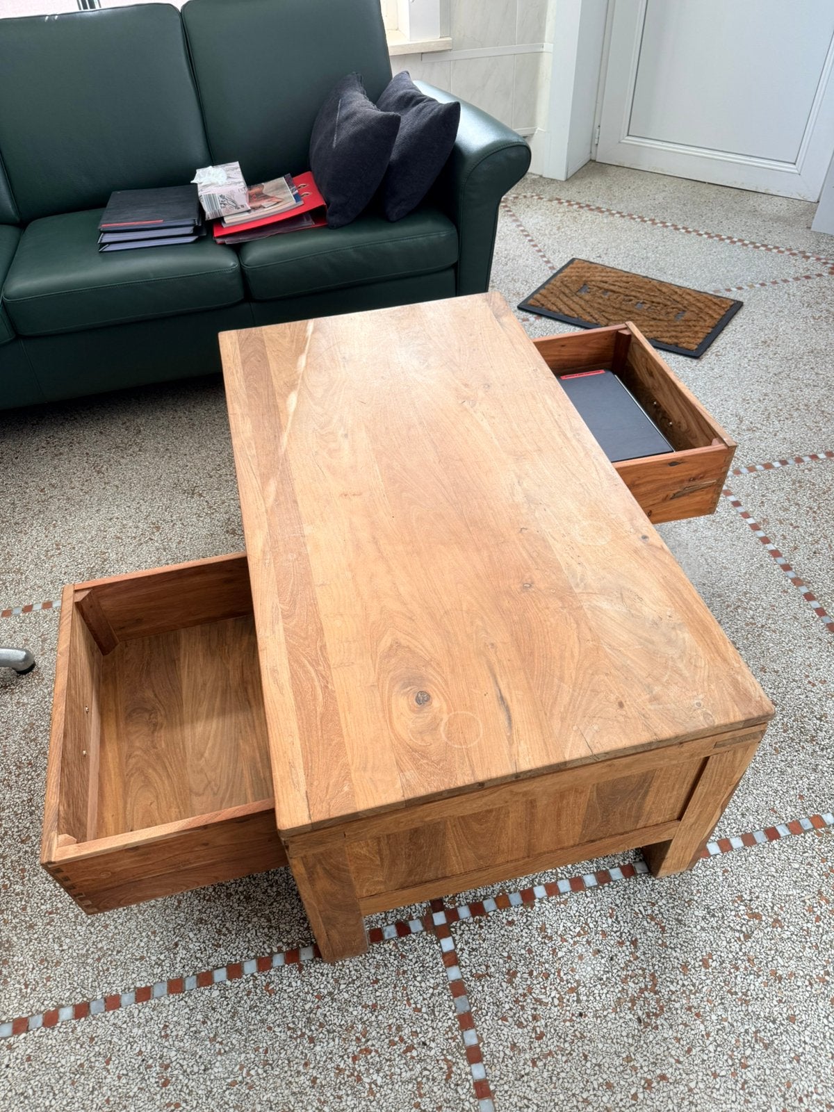 Salontafel te koop, Ophalen, 50 – 75, Gebruikt, 100 tot 150 cm