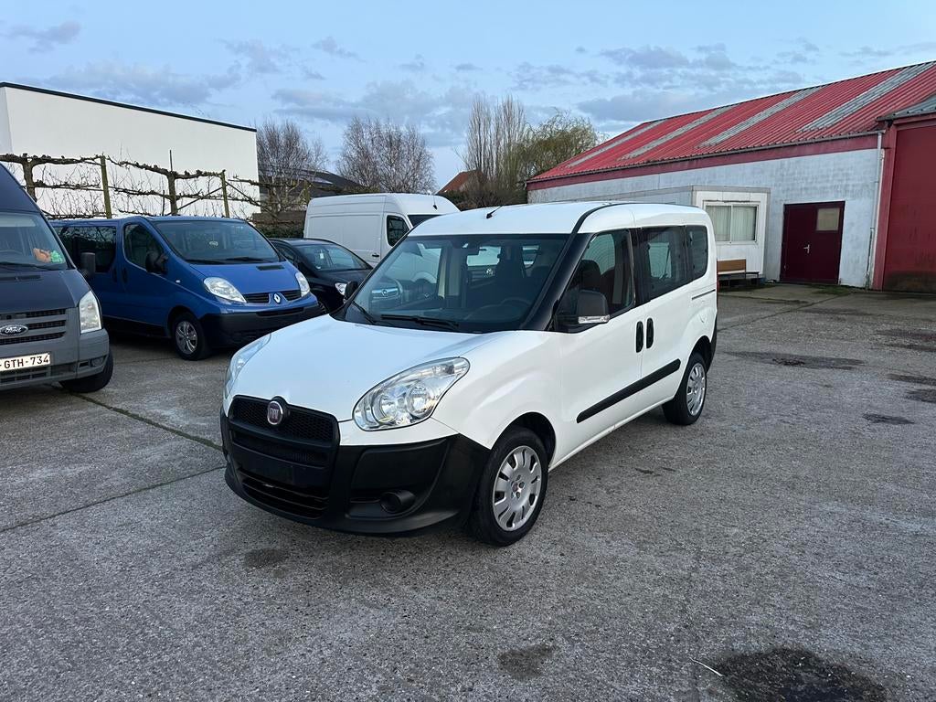 Fiat Doblo 1.4i Garantie, Auto's, Fiat, Bedrijf, Te koop, Doblo, Benzine, Euro 5, Monovolume, 5 deurs, Handgeschakeld, Wit, Stof