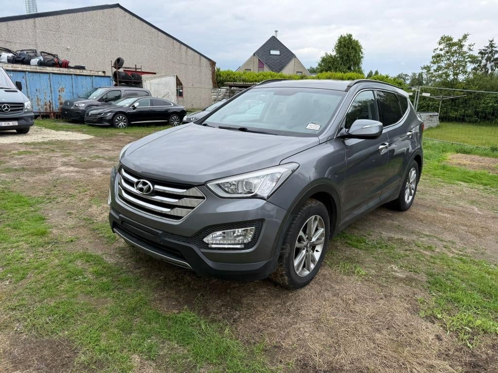 Hyundai Santa Fe (Numéro de stock 86116), Autos, Cuir, Argent ou Gris, Entreprise, Boîte manuelle