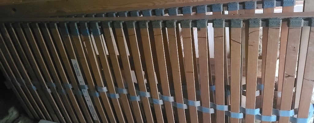 2 Lanaflex Lattenbodems – 200 x 80 cm, Huis en Inrichting, Slaapkamer | Matrassen en Bedbodems, Ophalen, Zo goed als nieuw, 80 cm