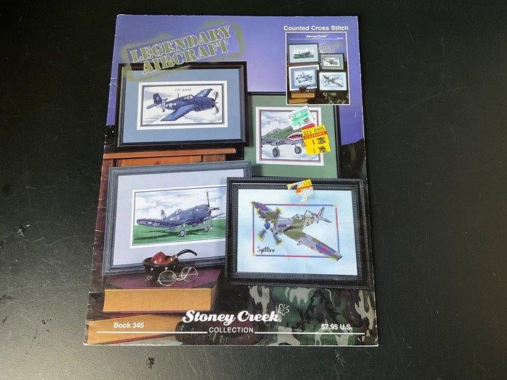 Stoney Creek Book 345 - Legendary Aircraft, Hobby en Vrije tijd, Ophalen of Verzenden, Zo goed als nieuw, Handborduren, Patroon
