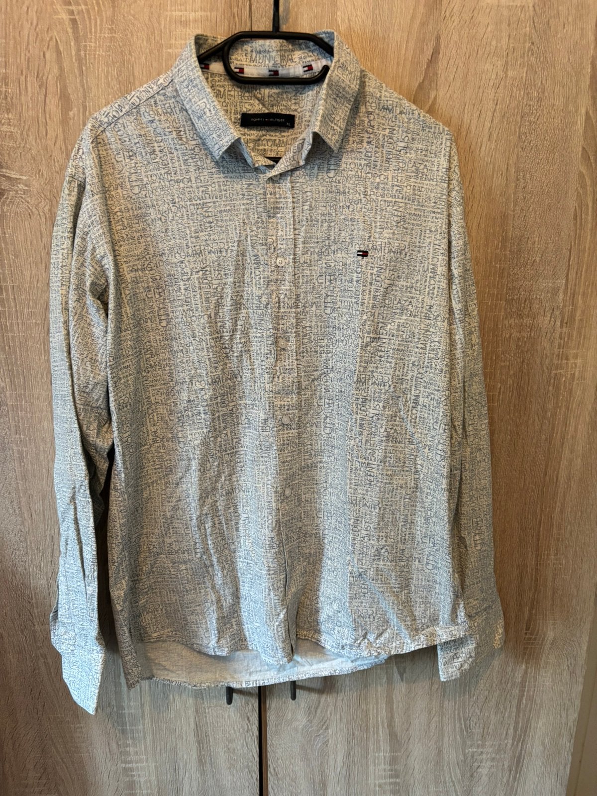 Hemd tommy hilfinger, Kleding | Heren, Overhemden, Ophalen of Verzenden, Zo goed als nieuw, Halswijdte 43/44 (XL)