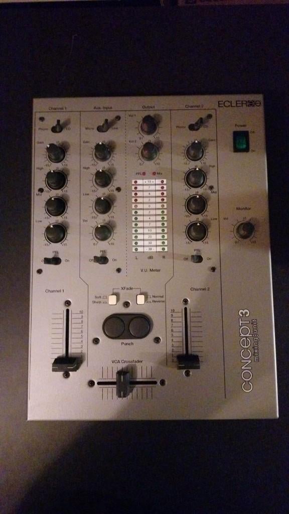 Ecler Concept 3 2003, Muziek en Instrumenten, Mengpanelen, Zo goed als nieuw, Minder dan 5 kanalen, Microfooningang, Ophalen of Verzenden