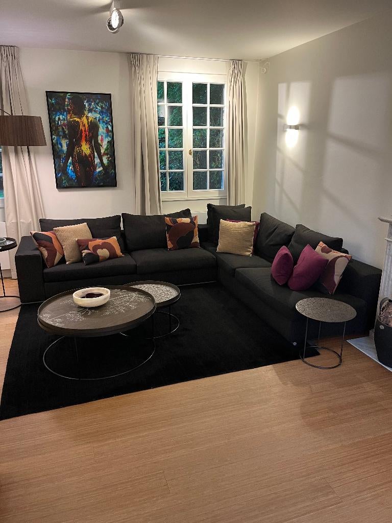 Flexform, GROUNDPIECE, Huis en Inrichting, Zetels | Zetels, Gebruikt, Hoekbank, Vierpersoons of meer, 200 tot 250 cm, 75 tot 100 cm