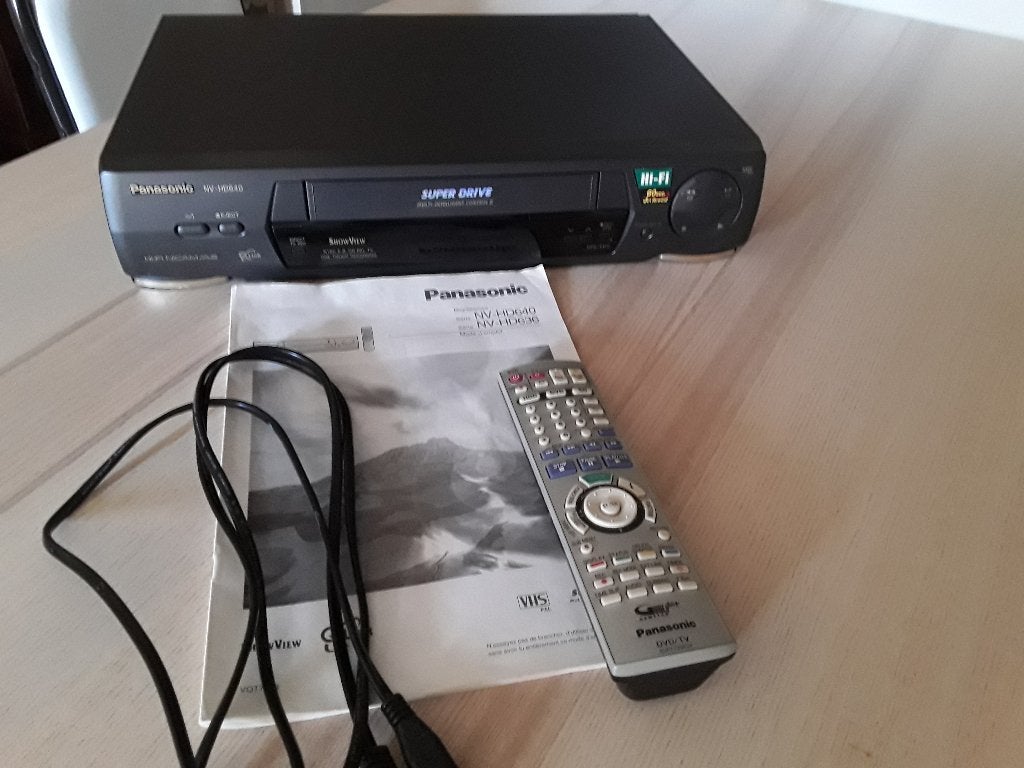 Magnetoscope Panasonic, Enlèvement