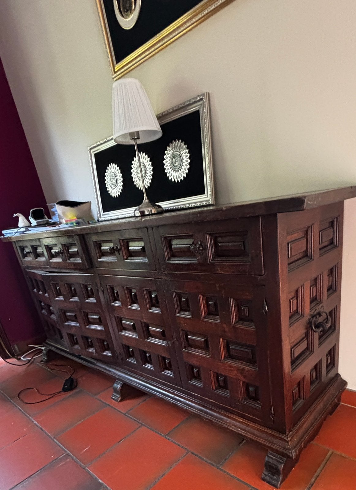Buffet en bois massif, Enlèvement, Utilisé, 25 à 50 cm, 50 à 100 cm