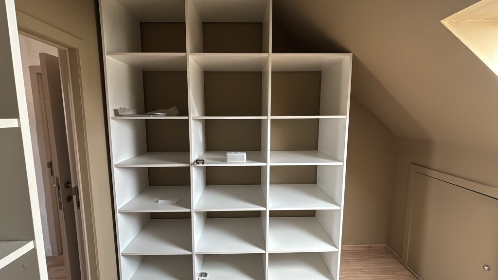 Étagère / Bibliothèque blanche modulable – Bon état, Maison & Meubles, Enlèvement, Utilisé
