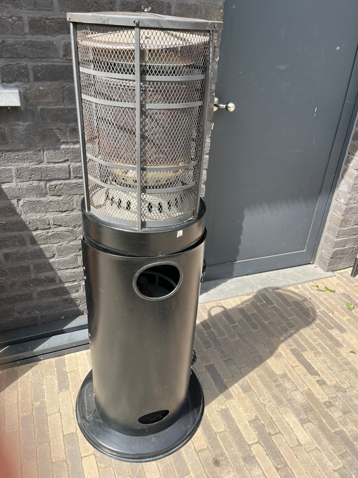 Terrasverwarmer op gas, Tuin en Terras, Ophalen, Gebruikt, Gas, Vloer