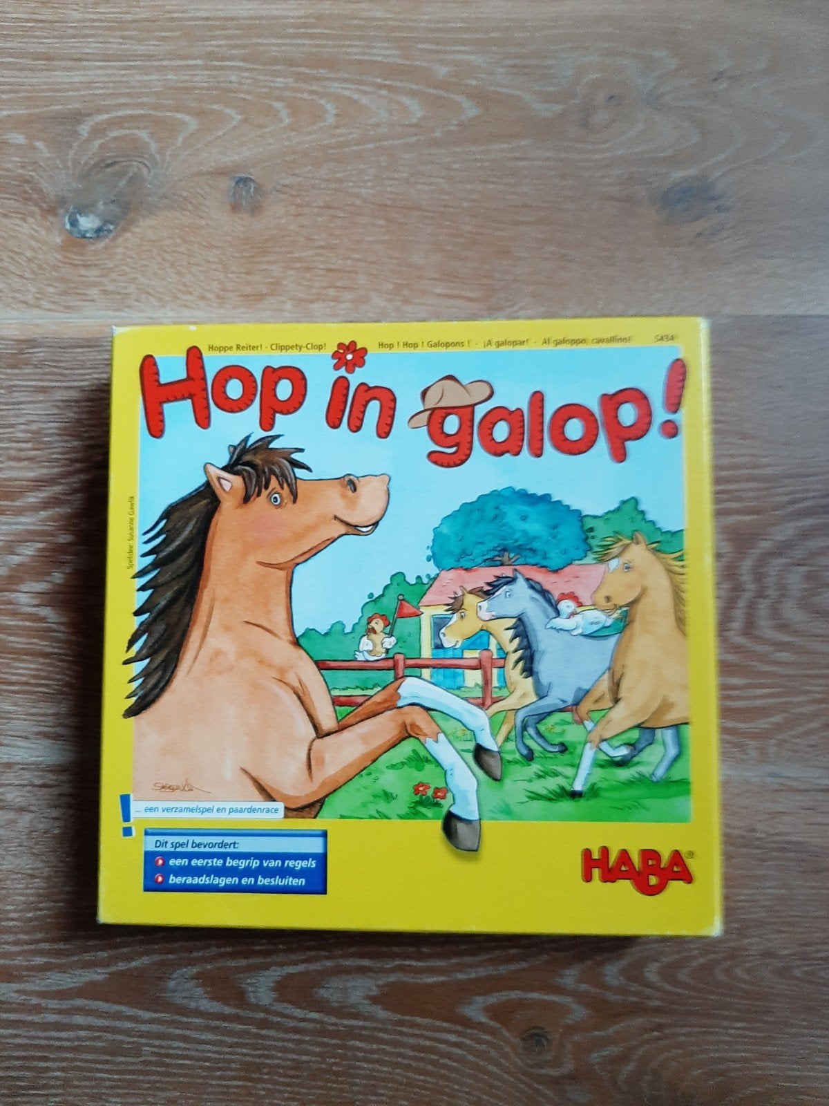 Haba - Hop in galop, Ophalen