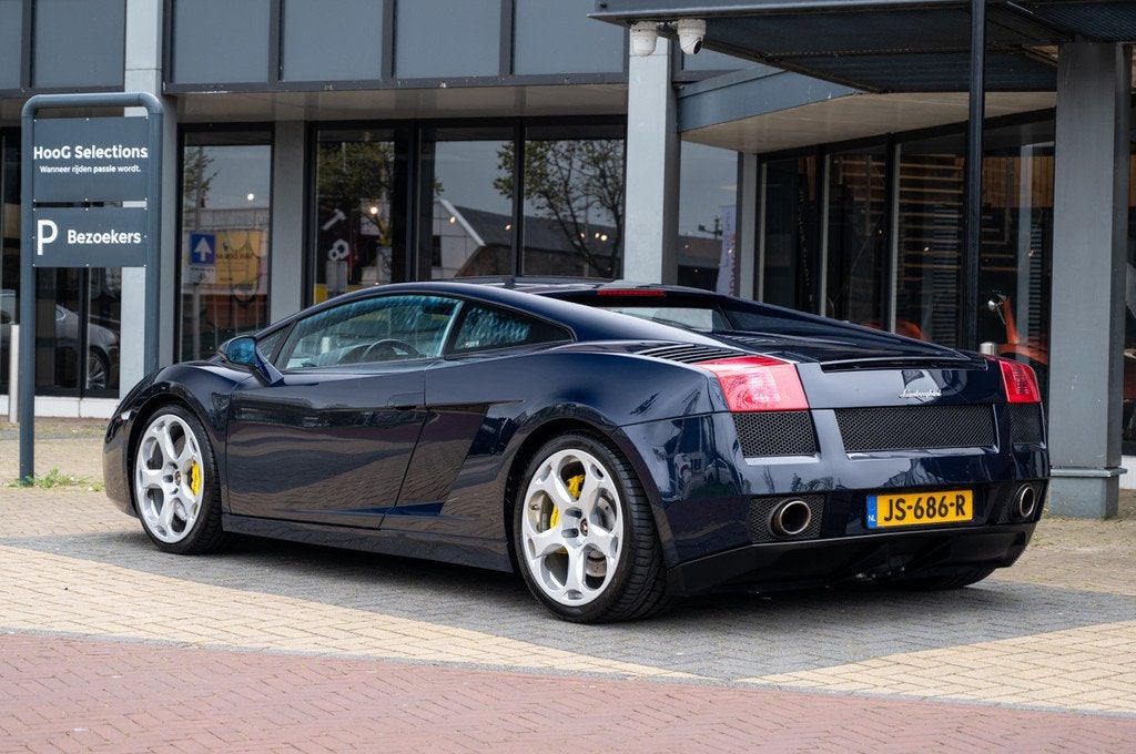 Lamborghini Gallardo 5.0 Manual (bj 2004), Auto's, Gebruikt, Zwart, Overige kleuren, 1546 kg