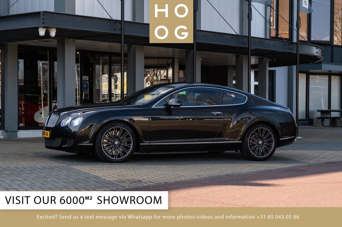 Bentley Continental 6.0 W12 Speed (bj 2009, automaat), Auto's, 4 zetels, Gebruikt, 12 cilinders, Continental