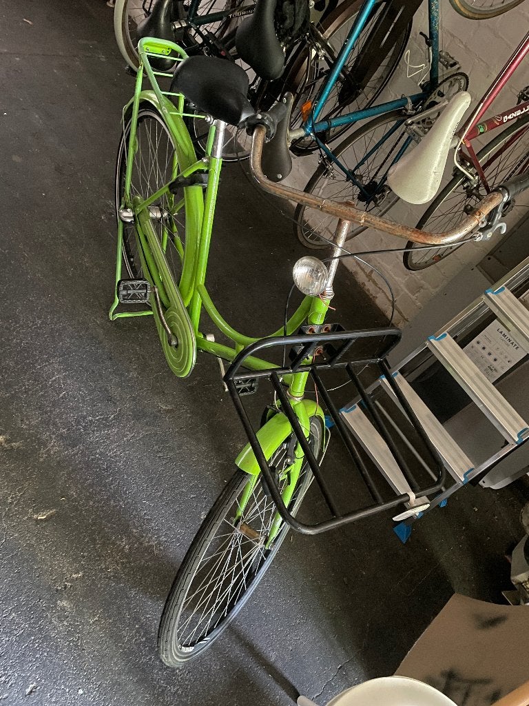 Handige en stevige KOTFIETS, Ophalen