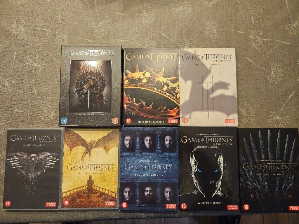 Game of thrones Dvd's, 8 seizoenen, Cd's en Dvd's, Ophalen of Verzenden, Zo goed als nieuw