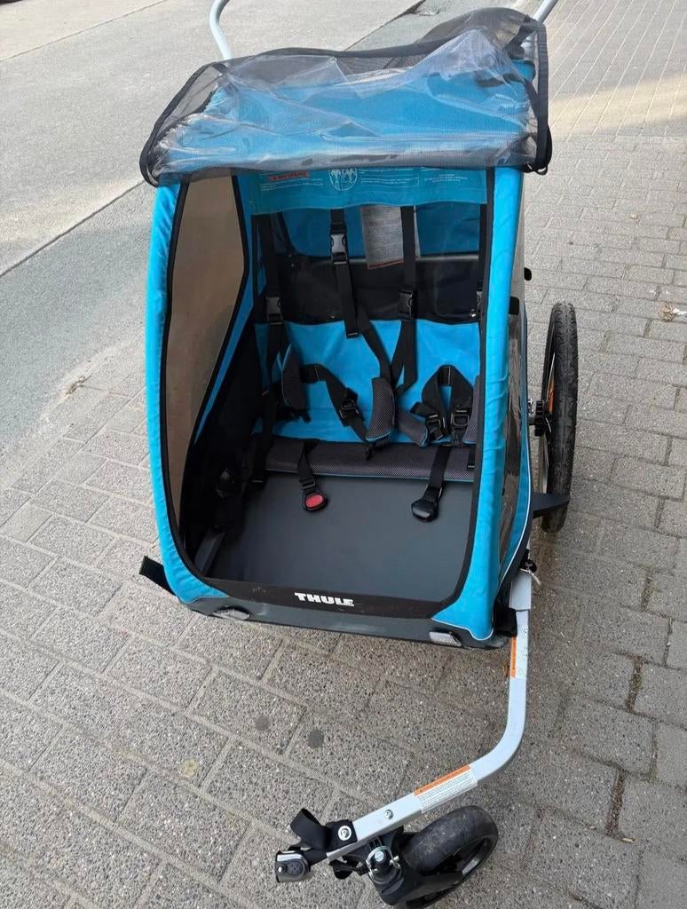 Thule fietskar (ook te gebruiken als wandelwagen)2 X gebruik, Enfants & Bébés, Poussettes & Combinaisons, Enlèvement