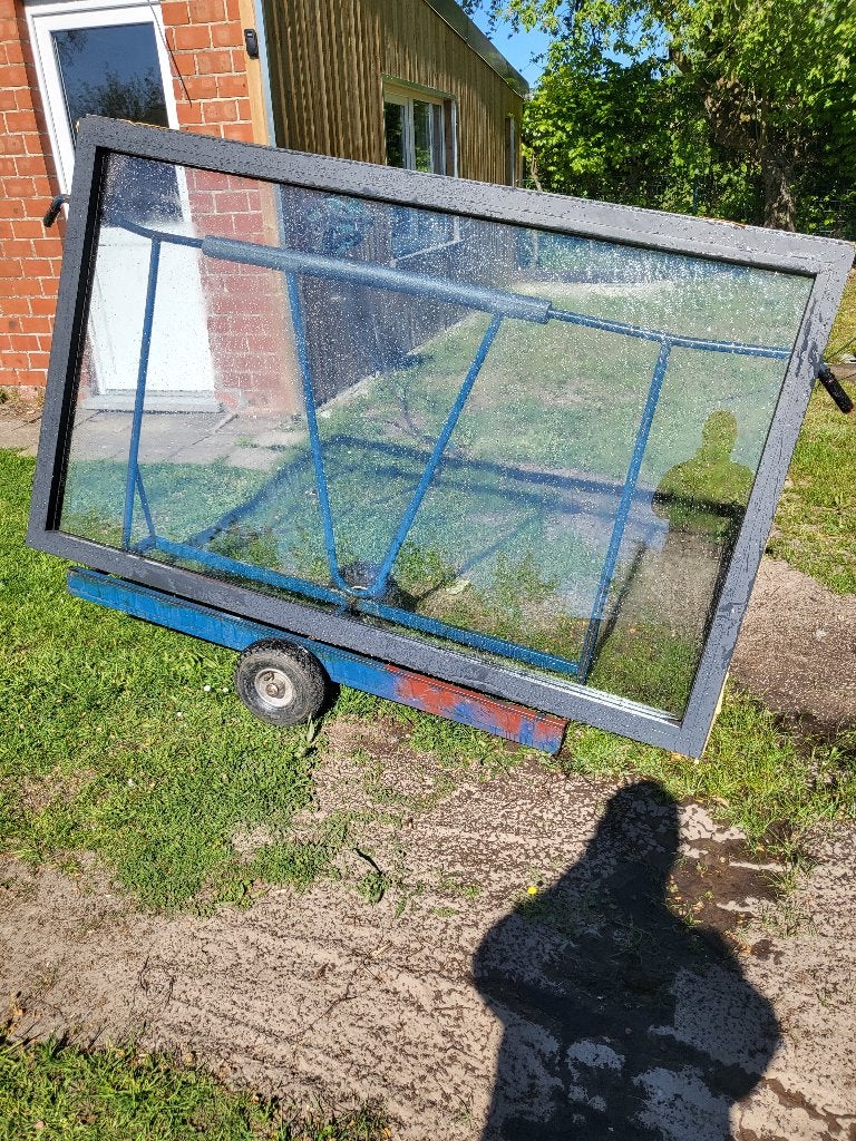 raam, Ophalen, Gebruikt, 80 tot 120 cm, Dubbelglas