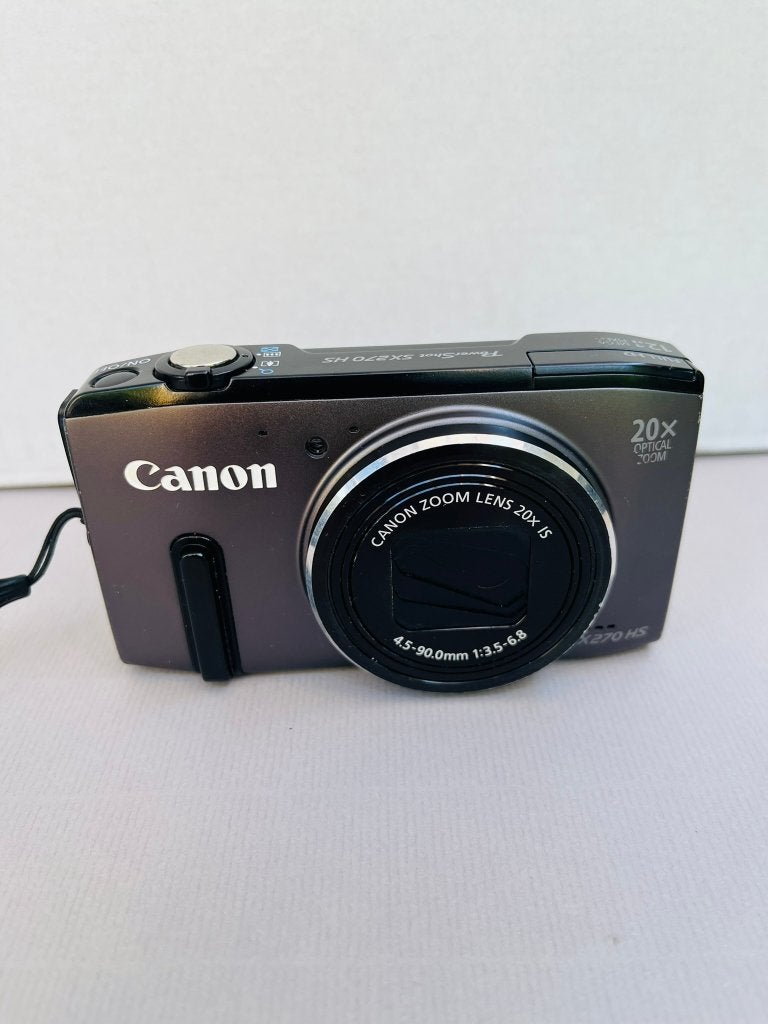Canon PowerShot SX270 HS Digitale Camera 12.1 MP – 20x Zoom, Geheugenkaart, Canon, 12 megapixels, Ingebouwde flitser