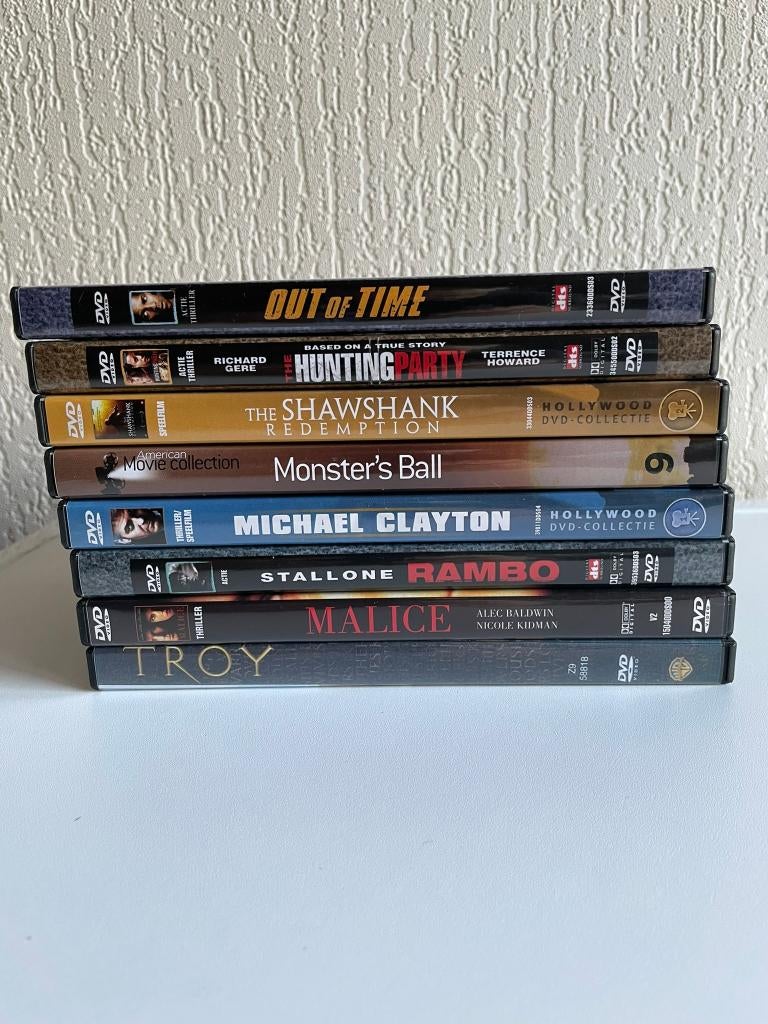 Kleine partij bekende films op DVD, Cd's en Dvd's, Vanaf 16 jaar, Ophalen of Verzenden, Gebruikt, Overige genres