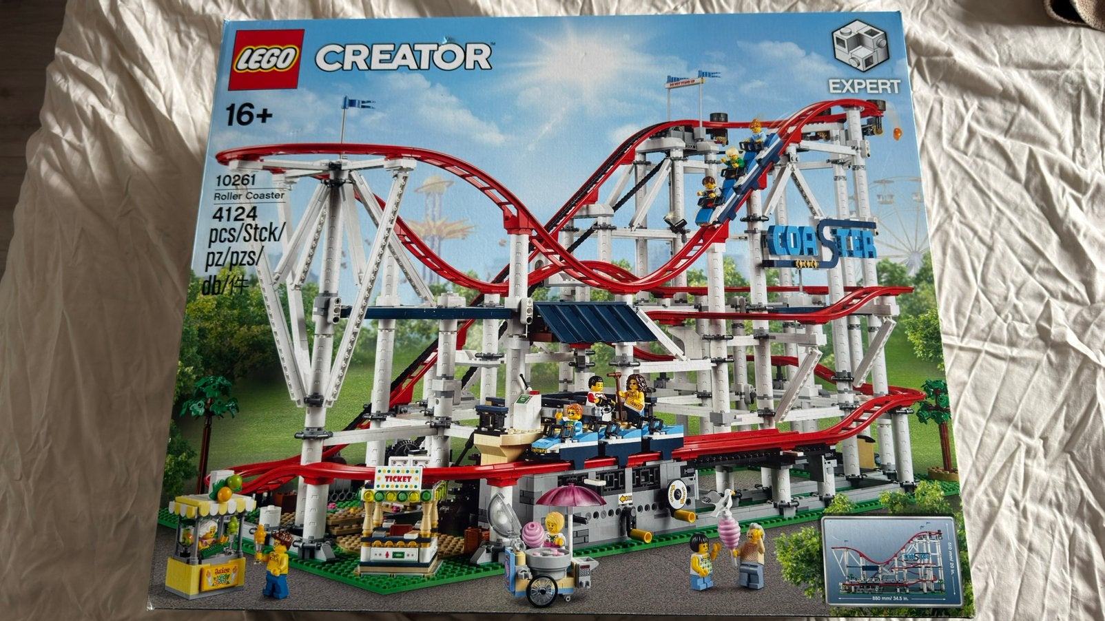 LEGO Creator Expert 10261 Roller Coaster geseald verzamelset, Neuf, Enlèvement ou Envoi, Lego, Ensemble complet