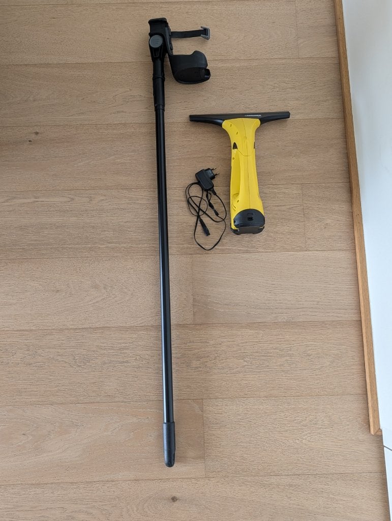 Essuie-glace Karcher WV50 avec manche télescopique, Enlèvement, Essuie-vitre ou Raclette