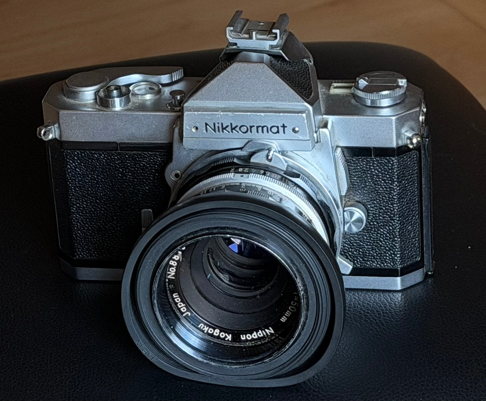 Nikkormat FT + 50 mm Nikkor. 100€, Ophalen, Gebruikt