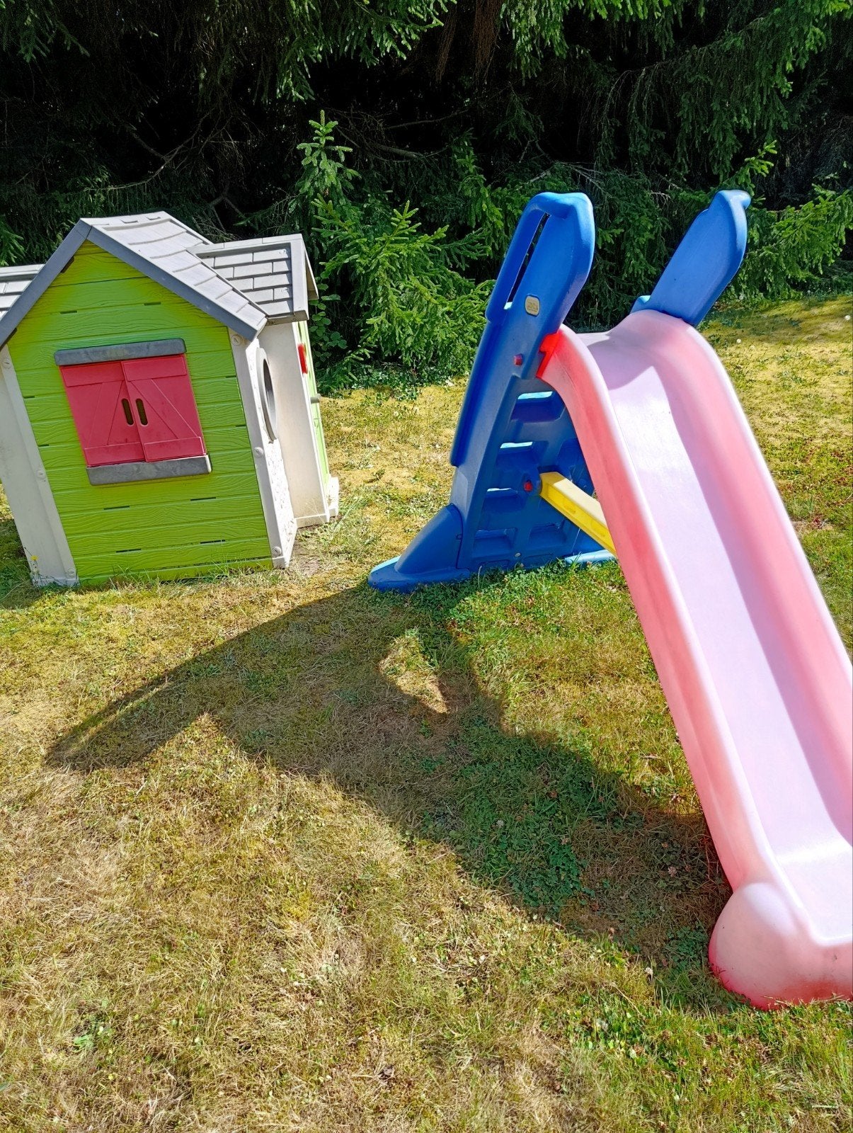maison Smoby et toboggan Little tikes, Enlèvement, Utilisé, Toboggan