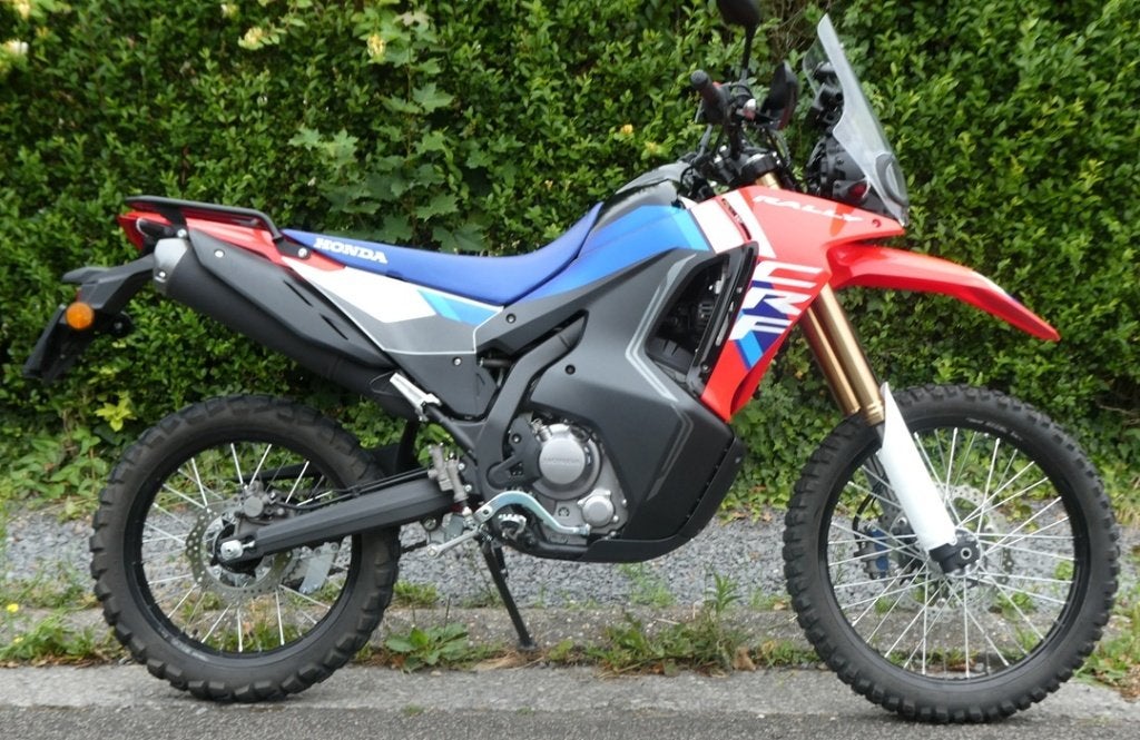 Moto CRF 300 Rally, 300 cm³, Permis Moto A2 minimum, Éclairage LED, 12 à 35 kW