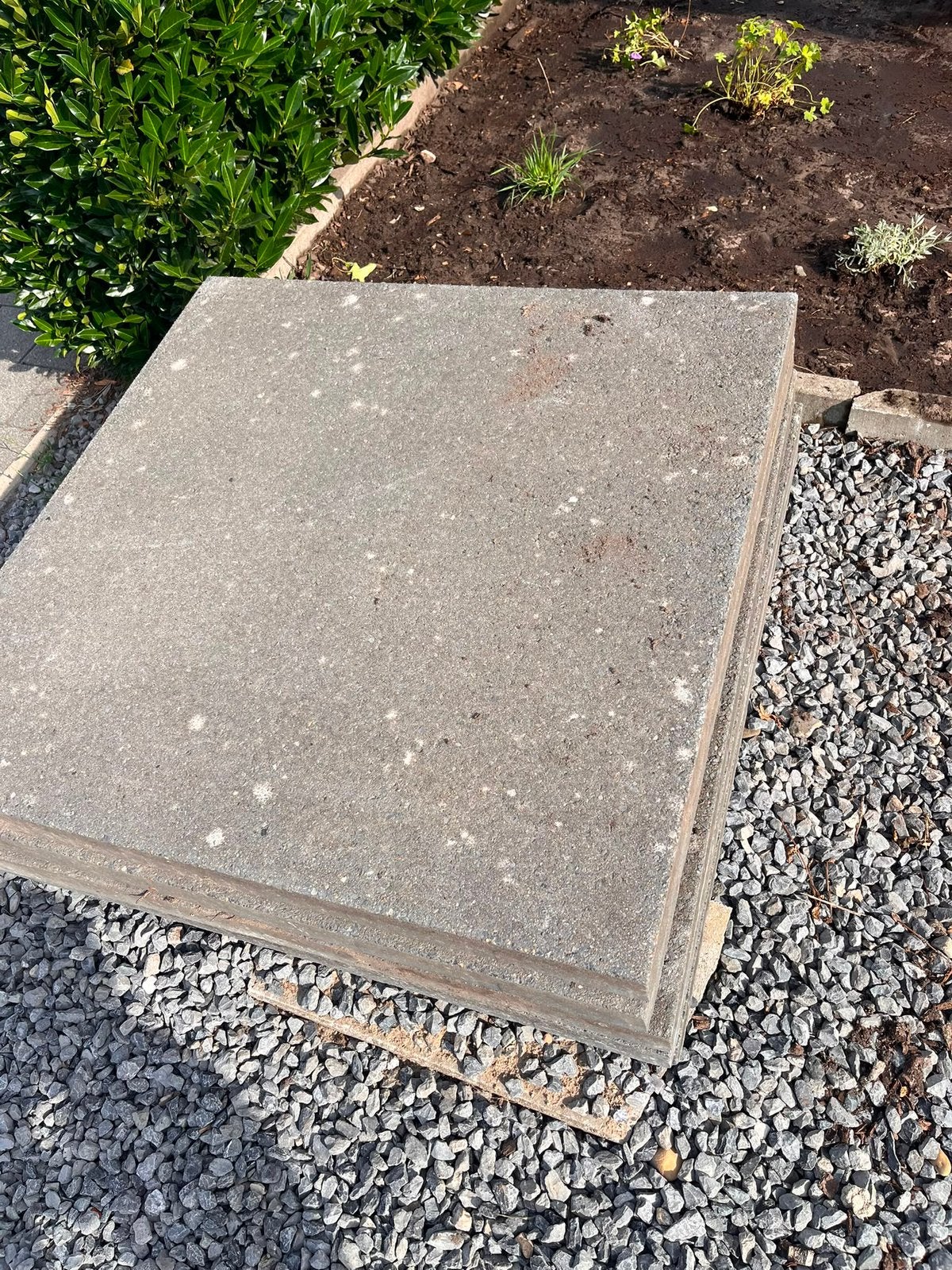 Stapsteen beton 100x100x6 5 stuks, Enlèvement, Béton