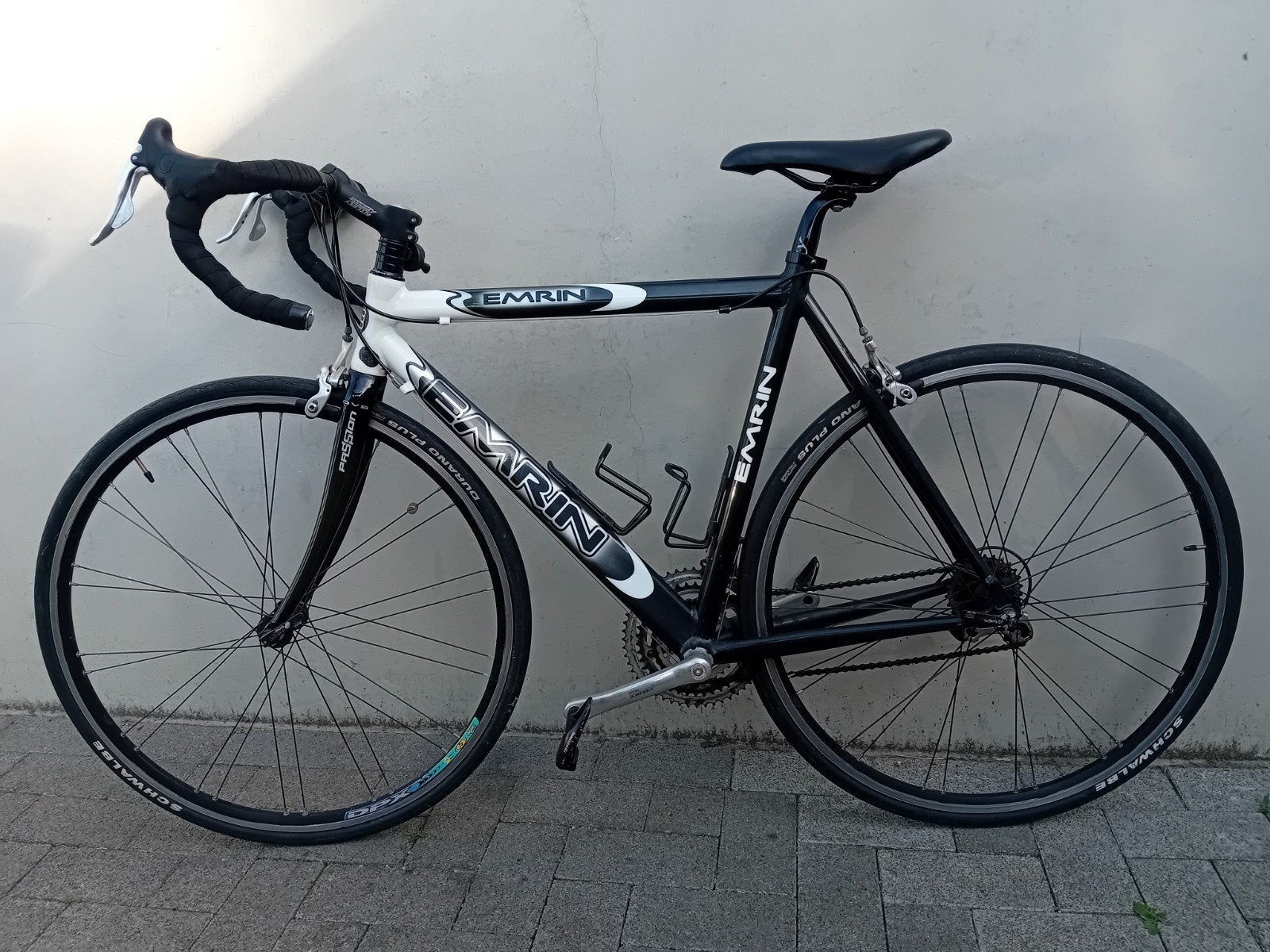 Alu koersfiets Emrin triple 3x9 speed Campagnolo maat 55 🚴, Autres marques, Vitesses, Frein sur jante, Enlèvement