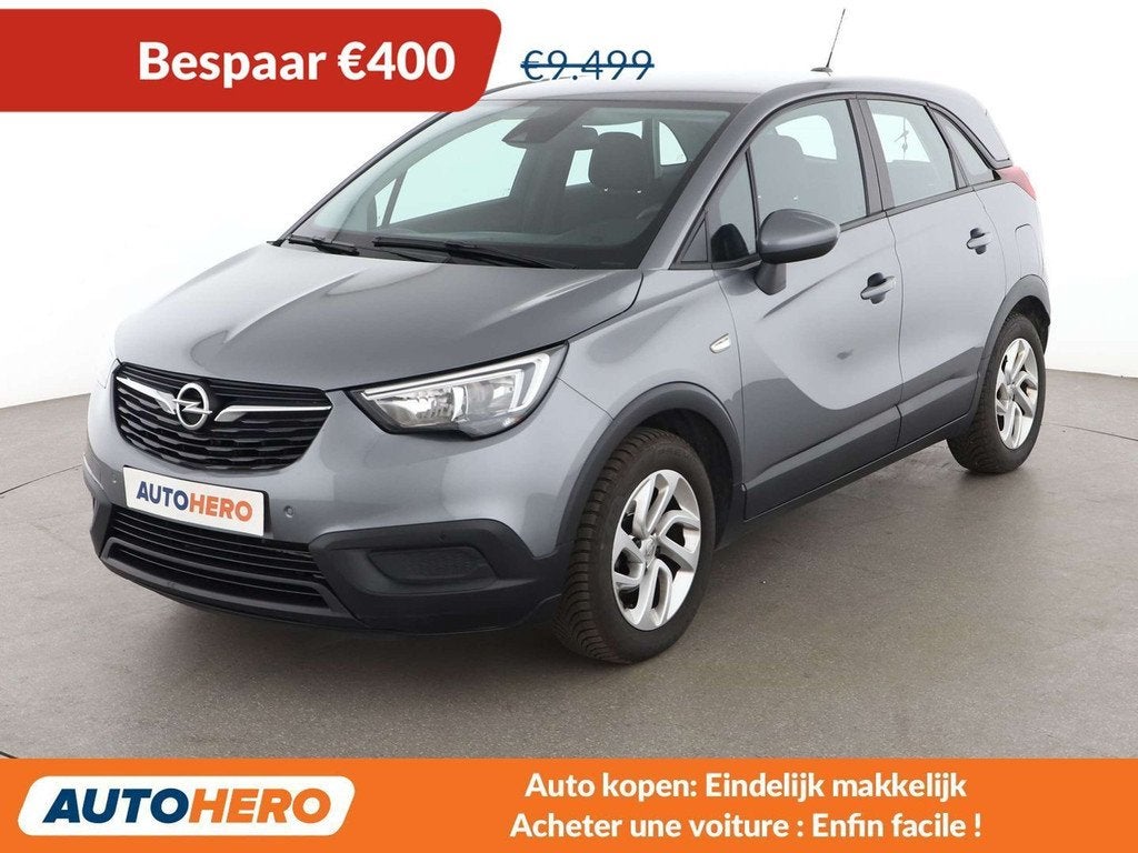 Opel Crossland X 1.2 Edition (année de construction 2018), Autos, Opel, Argent ou Gris, Achat, Euro 6, Boîte manuelle