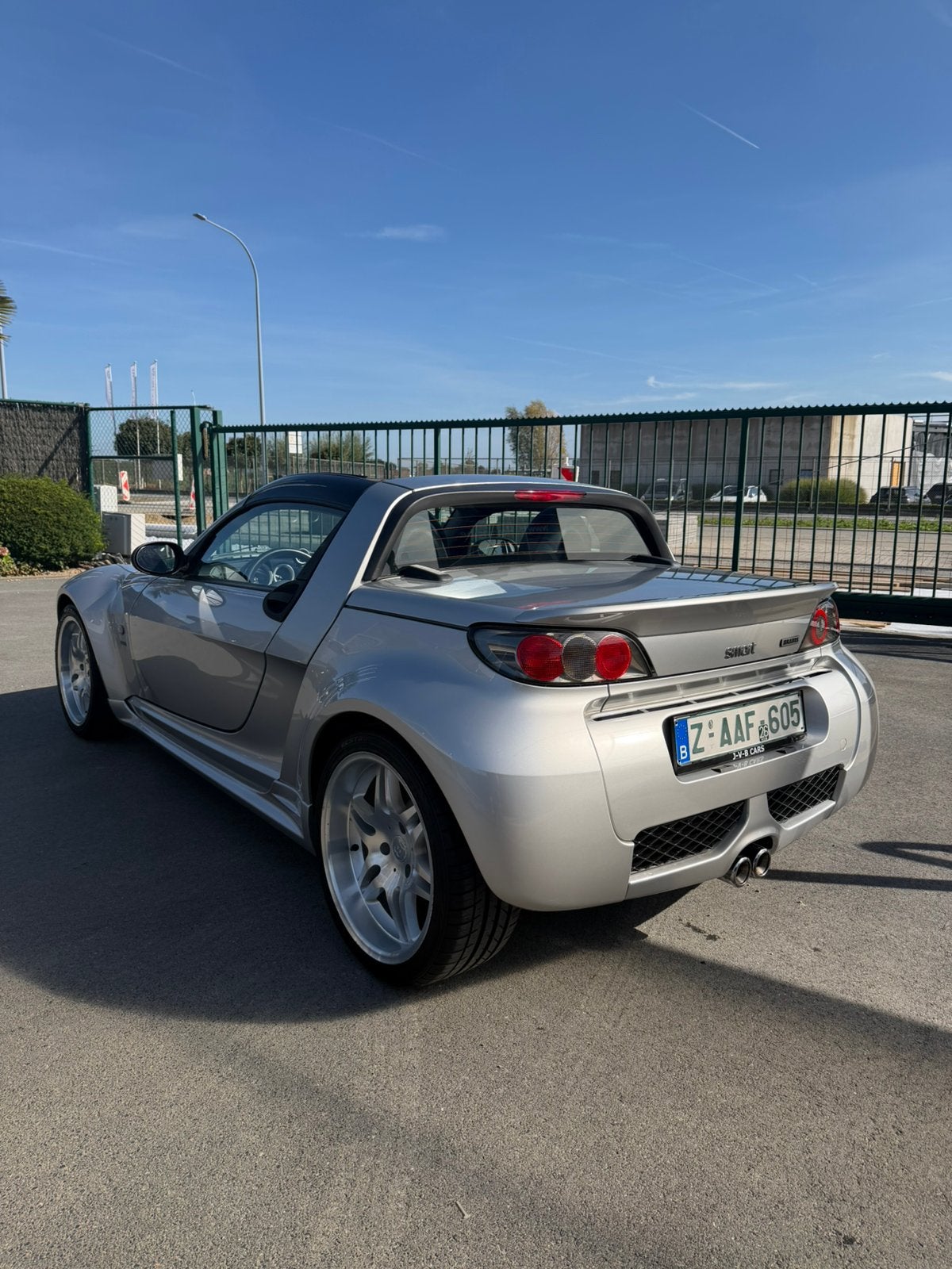 Smart Roadster BRABUS automaat met 65000km, Autos, Argent ou Gris, Achat, Entreprise, Roadster