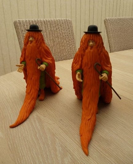 tintin dupont & dupond barbus, Ophalen of Verzenden, Kuifje, Zo goed als nieuw, Beeldje of Figuurtje