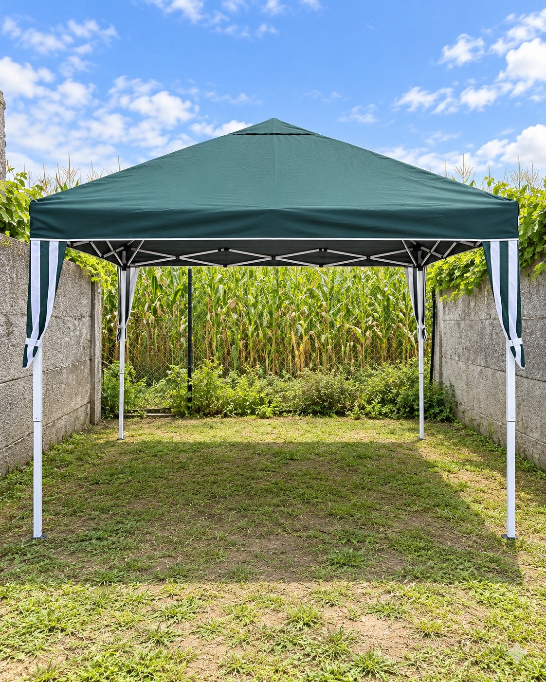 Tente escamotable 3 x 3 m, Jardin & Terrasse, Enlèvement, Comme neuf