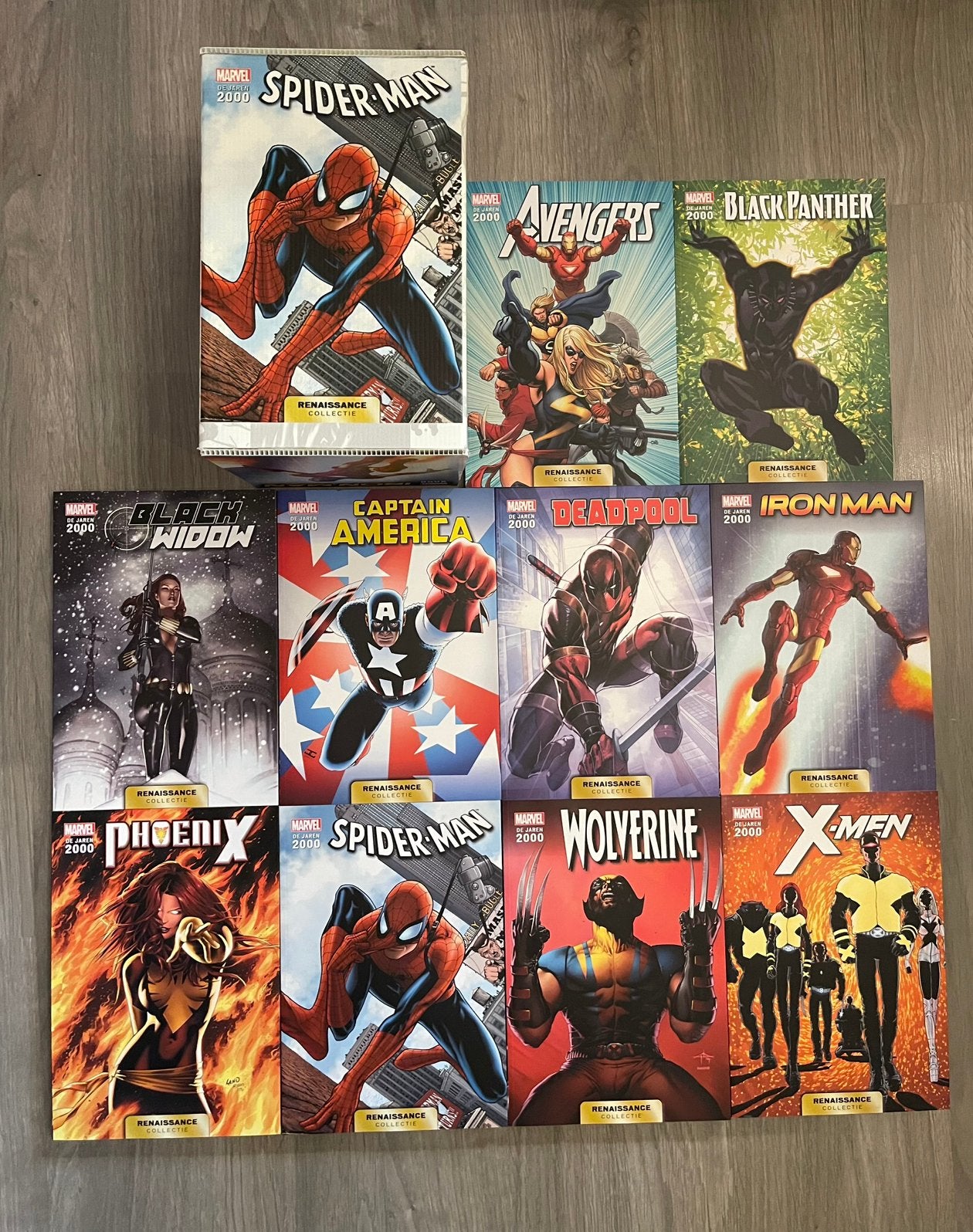 Complete reeks + box renaissance collectie marvel, Complete serie of reeks, Ophalen of Verzenden, Nieuw