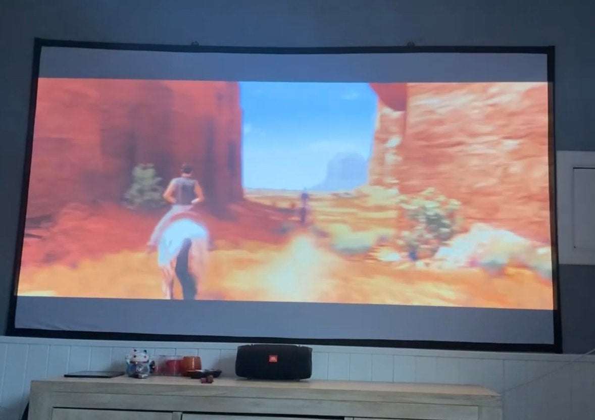 100 inch projectiescherm, Ophalen of Verzenden, Zo goed als nieuw