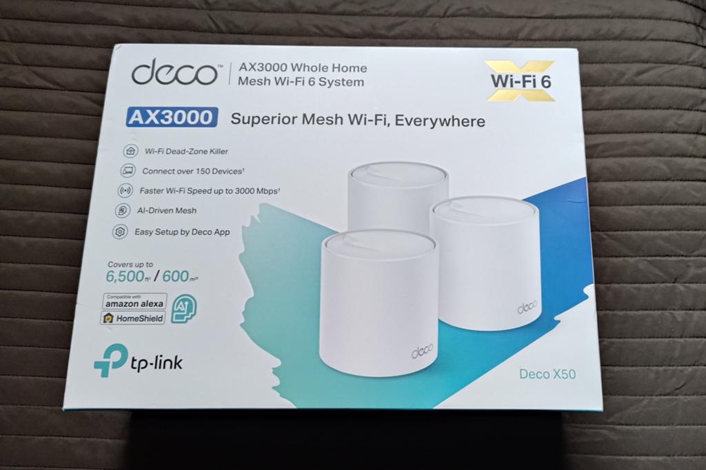 TP-Link deco x50 drievoudig wifi-pakket, Computers en Software, WiFi-versterkers, Ophalen, Zo goed als nieuw, TP-Link