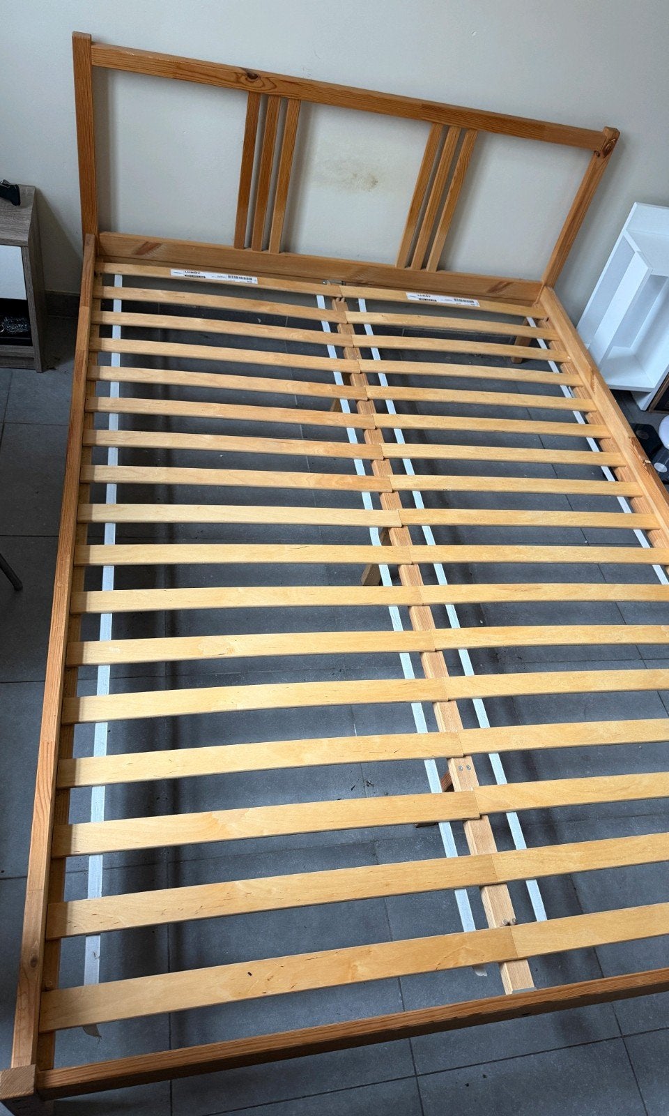 bed frame, Ophalen, Tweepersoons, 140 cm, Zo goed als nieuw