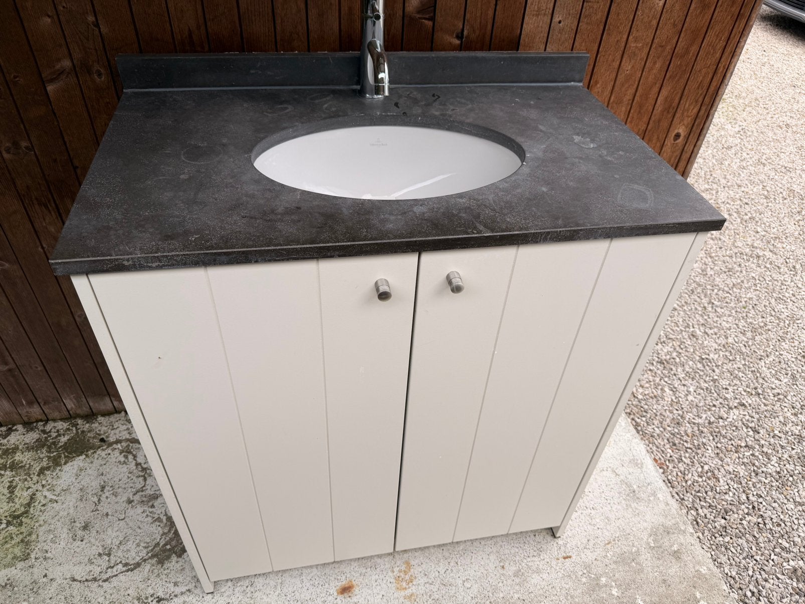 Mooi badkamermeubel met spiegelkast te koop!, Enlèvement, Comme neuf, Armoire à miroir