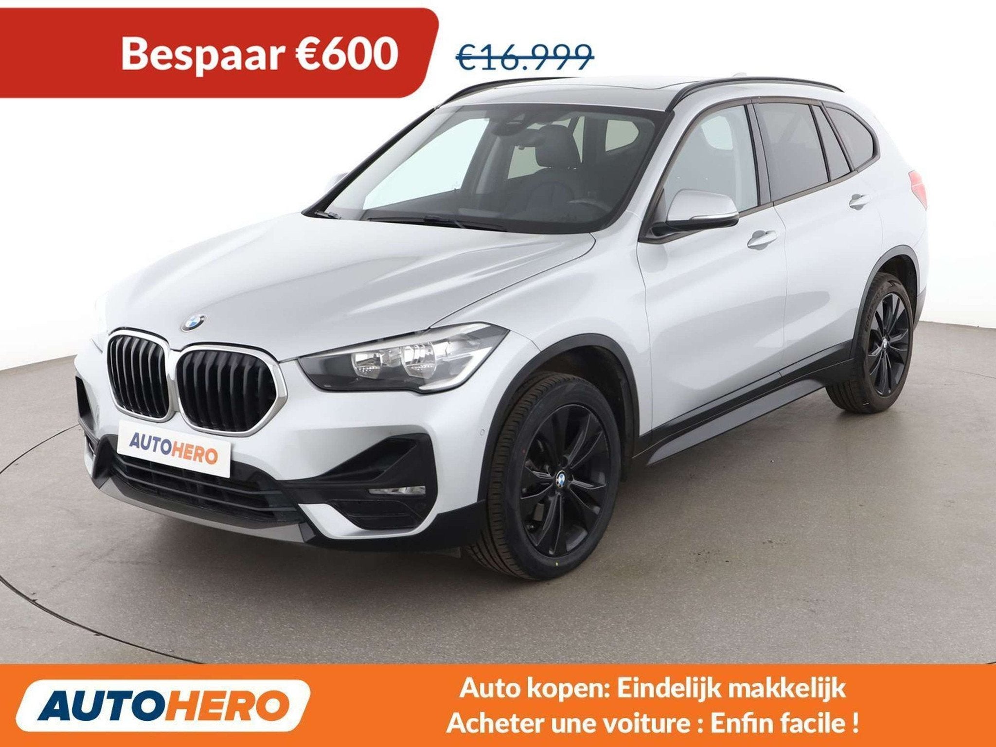 BMW X1 sDrive 16d (année de construction 2020), Argent ou Gris, Achat, Euro 6, https://public.car-pass.be/vhr/5b2ad6dc-e419-4159-b11c-d17335d322f4