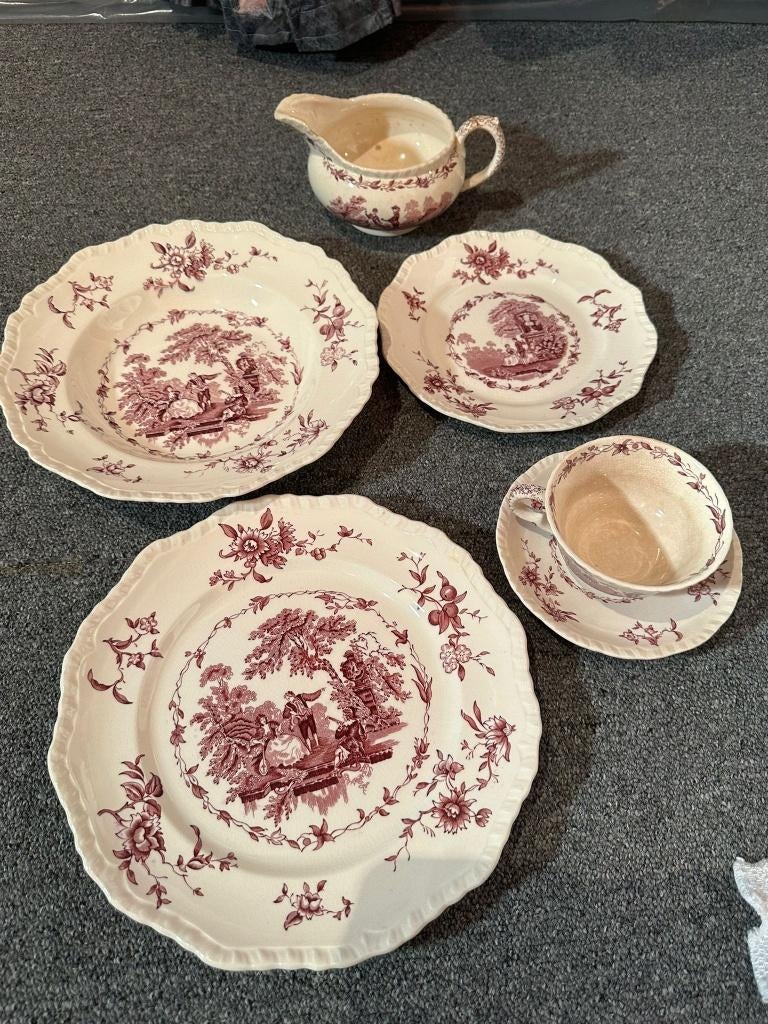 vaisselle anglaise ancienne, Enlèvement